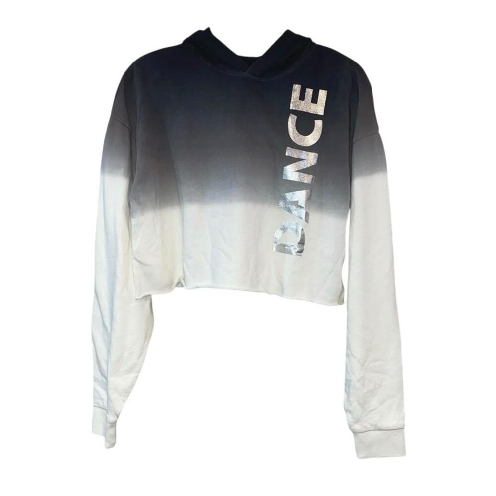 NWT Dance Ombre Cropped Hoodie Sweatshirt